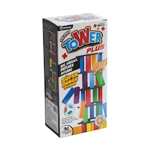 Mey İthalat 7317 Renkli Plus Tower Süper Denge Oyunu 54 Adet -