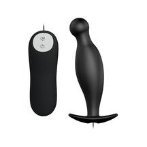 River World Siyahi Anal Plug Kumandalı ve 12 Titreşimli Vibratör Stimülatör