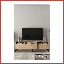 Bezos Mistral Tv Sehpası Suntalam Bej 160x40 Cm Erdotıca