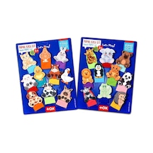 2 Set - 20 Parça Tox Vahşi Hayvanlar Ve Evcil Hayvanlar Parmak Kukla T772 T782