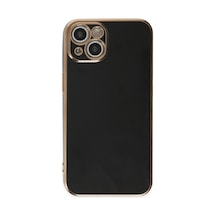 Apple iPhone  Uyumlu- 14 Plus Kılıf Volet Silikon - Siyah