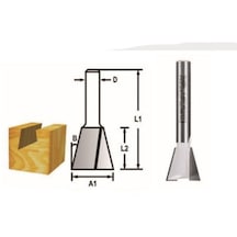 Freze Bıçağı 8x12.7 Mm Rm D-48072