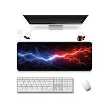 Sonictouch Klavye Mousepad 40x90cm Dikişsiz Pürüzsüz Sıvı Geçirmez Kaymaz Taban İki Kutup