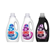 Omo Beyazlar + Siyahlar + Renkliler Sıvı Deterjan 3 x 1500 ML