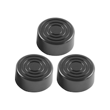 Geeksen Gitar Efekt Pedalı İçin 3 Adet Ayak Üstü Veya Abs Tamponlar Siyah Siyah