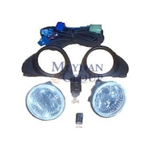 Toyota Yaris Sis Lambası Sağ/sol Set 2 Parça Yuvarlak Çerçeve/role/düğme/tesisat Komple 2000 2002