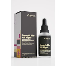 Smooth Me All Nıght Aktif Kömür İçeren Matlaştırıcı Ve Cilt Kusur Görünümünü Azaltıcı Siyah Serum