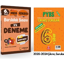 Ardışık Yayınları Bursluluk Sınavı 6. Sınıf Bursluluk Deneme + Son 5 Yıl Bursluluk Çıkmış Sorular