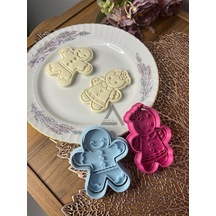 Gingerbread Kurabiye Adam & Kurabiye Kadın - Kurabiye Kalıp Seti 2'li Plastik Diğer