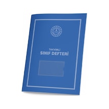 Gülpaş Takvimli Sınıf Defteri Mavi Plastik Kapak İlkokul 390