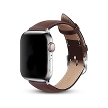 Newface Apple Watch 42mm Nl26 Deri Kordon - Kahverengi Diğer