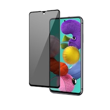 Xiaomi Poco X3 Ekran Koruyucu Hayalet Cam 5D Privacy Siyah