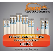 Plastik Kaynak Elektrot P Pp Beyaz Geniş Plastik Elektrot
