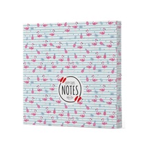 Flamingo 4 - Çizgisiz Yan Boyamalı Defter
