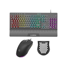 Rampage Eclipse Siyah Usb Rgb Aydınlatmalı Q Gaming 4 Tuş Makrolu Oyuncu Klavye Mouse Set Diğer