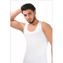 Najmaddin.com Beru Beyaz Erkek Atlet Pamuklu Penye-sismen01