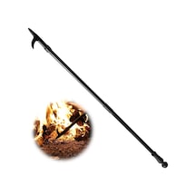 Tr Ateş Çekirdeği İçin Ateş Poker 116 Cm Ekstra Uzun Taşınabilir Kamp Ateşi Poker Şömine, Kamp, Odun Sobası,