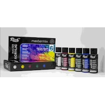 6lı 60cc Master Master Mix Akrlik Set Beyaz