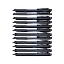 Pentel Bl110-a Jel Mürekkep Rulosu Energel Baskı Mekanizmalı 1,0 Mm Küre Çapı, 12 Adet Siyah