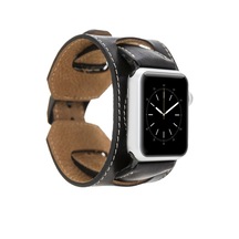 Apple Uyumlu  Watch Deri Kordon 42-44-45mm Cuff Rst1