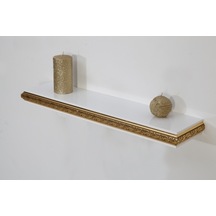 Decorotti Altın Varak Gizli Bölmeli Duvar Rafı - Cirino A1-2