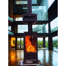 Kuzineli Şömine Pelet Soba