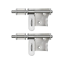 Sürgülü Kapı Mandalı 6 İnç, Kilit Delikli Kalınlaştırılmış 304 Pa