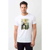 Anime One Piece Baskılı Beyaz Erkek Tshirt (534486139)