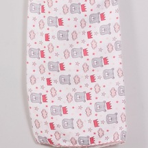 Kırmızı Bear 80 80 Müslin Bebek Battaniyesi