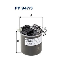 Fıltron Yakıt Fıltresı Mercedes Om607 W176 W246 C117 X117 X156 Fıltron Pp947.3 A6070901352