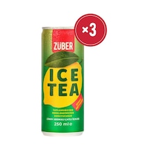 Züber Ice Tea Limon 250ml X 3 Adet