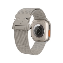 Apple Uyumlu  Watch  Series 10 46mm Aliminyum Alaşım Hasır Metal Akıllı Saat Kordonu