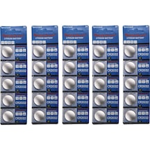 Mettzchrom 25 Adet 3 Volt Cr2032 Lityum Düğme Para Pil