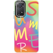 Newface Xiaomi Redmi Note 11 Pro Kılıf Estoril Desenli Kapak - Estoril - 3 Pembe