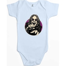 Zepplin Giyim Ozzy Osbourne Portre Mavi Bebek Body Zıbın
