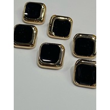 Metal Düğme/trençkot Ceket Boyu/ 6 Lı Set/2,2 Cm/jx007/gold
