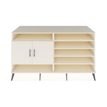 Kronos Konsol 7 Raflı 2 Kapaklı 176x59x99 Aytaşı-aytaşı/çam Aytaşı-aytaşı/çam