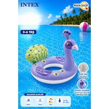 Mainshop Intex Sevimli Hayvan Figürlü Çocuk Deniz Simidi 3-6 Yaş Havuz Simidi M-59221