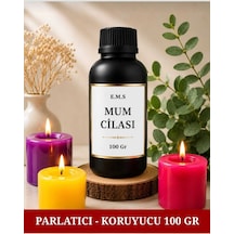 Mum Cilası 100 Gr Mum Koruyucu - Parlatıcı Cila Mum Verniği. Şeffaf