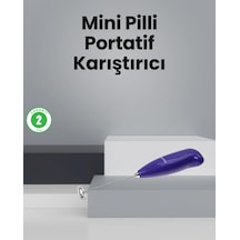 Mey İthalat Mutfak İçin Mini El Mikseri - Kahve, Süt, Krema Ve Sos Karıştırıcı Renkli