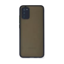 Samsung Galaxy Uyumlu A03s Kılıf Montreal Silikon Kapak - Lacivert Bzsxx00 1