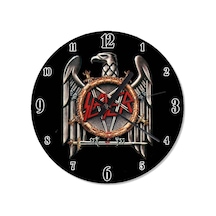 Slayer Metal Müzik Duvar Saati (407732464) Çok Renkli