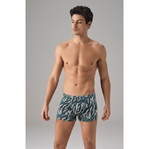 Doreanse Erkek Akuatik Desenli Boxer 1724-Ocean Çok Renkli