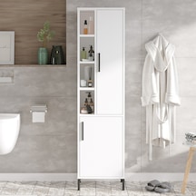 Robin Home Bianca Çok Amaçlı Dolap Banyo Dolabı Beyaz (531062618) Beyaz