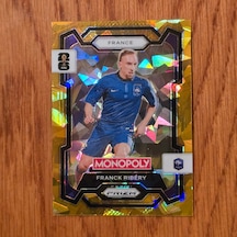 Panini Monopoly Prizm Franck Ribery Gold Cracked Ice Oyun Kartı No.8