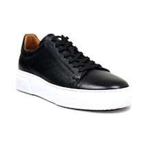 Siyah-beyaz Hakiki Deri Sneaker Ayakkabı 632.2501-siyah Siyah