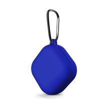 Caseonn Samsung Uyumlu Galaxy Buds 2 - Buds 2 Pro Kılıf Askı Aparatlı Mat Silikon Mavi