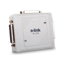 S-link Sl-254 2 Port Otomatik Switch Giriş 2 Adet Dişi Db25 Paralel Port Çıkış Db25 Paralel Kdo