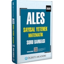 Öğreti Akademi 2026 Ales Sayısal Yetenek Matematik Tamamı Çözümlü Soru Bankası Öğreti Akademi Yayınları