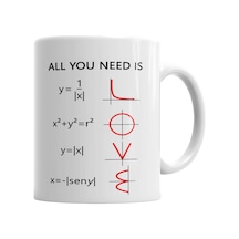 Love Matematica Kupa Bardak Porselen Karışık